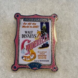 Disney Cinderella movie poster pin